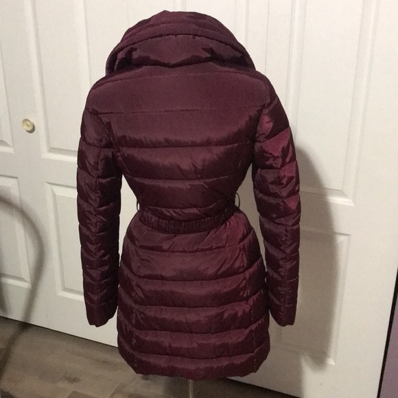 Long Belted Puffer Coat - Picture 4 of 5